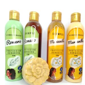 Shampoos de manzanilla y romero